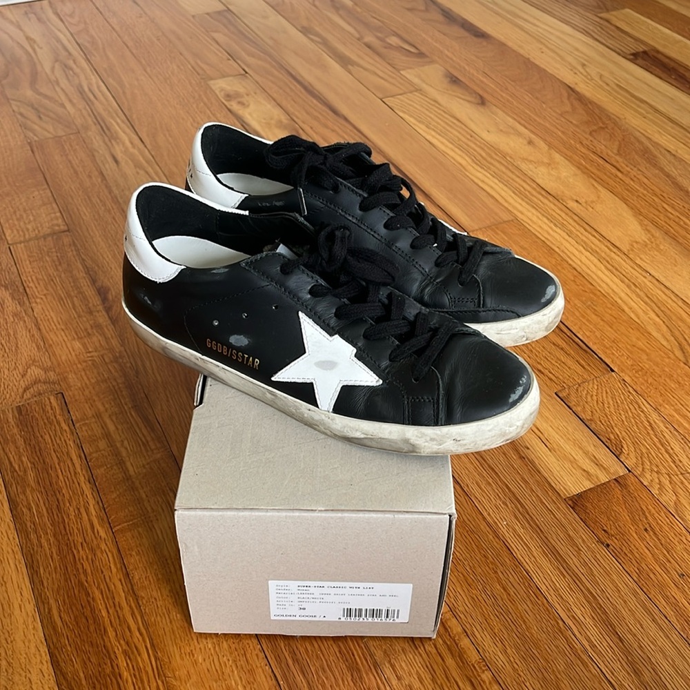 Golden Goose Sneaker, black/white